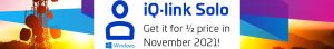 iQlink Solo 1/2 Off - November 2021